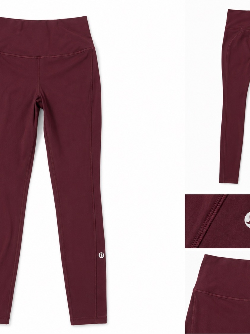 lululemon athletica Kids Burgundy High-Rise Leggings